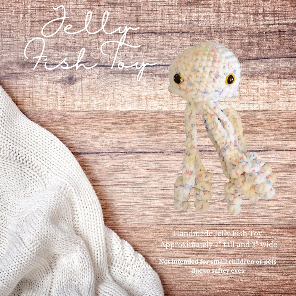 Handmade Multicolor Jellyfish Toy